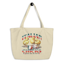 Load image into Gallery viewer, Italian Chicks Large organic tote bag - Guidogear
