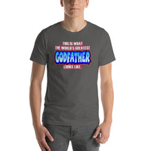 Load image into Gallery viewer, World&#39;s Greatest Godfather Short-Sleeve Unisex T-Shirt - Guidogear
