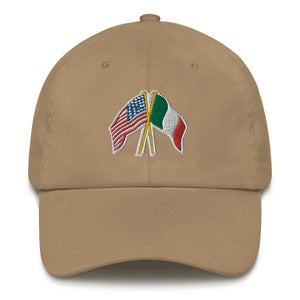 American - Italy Flag Dad hat - Guidogear