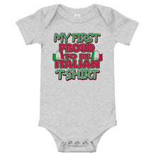 Load image into Gallery viewer, My First Proud To Be Italian Shirt - Guidogear