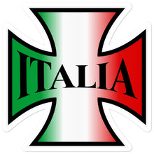 Load image into Gallery viewer, Italia Biker Cross Bubble-free stickers - Guidogear