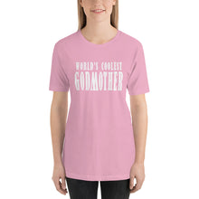 Load image into Gallery viewer, World's Coolest Godmother Short-Sleeve Unisex T-Shirt - Guidogear