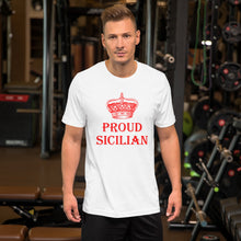 Load image into Gallery viewer, Proud Sicilian Short-Sleeve Unisex T-Shirt - Guidogear
