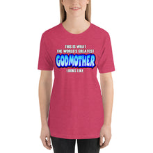 Load image into Gallery viewer, World's Greatest Godmother Short-Sleeve Unisex T-Shirt - Guidogear