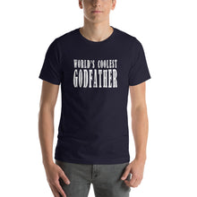 Load image into Gallery viewer, World&#39;s Coolest Godfather Short-Sleeve Unisex T-Shirt - Guidogear
