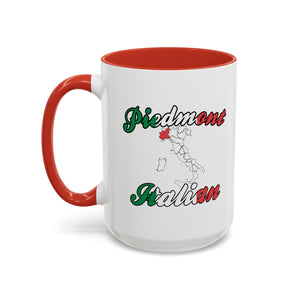 Piedmont Region Italian Accent Coffee Mug (11, 15oz)