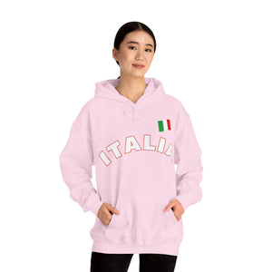 Italia With Flag Unisex Heavy Blend™ Hooded Sweatshirt