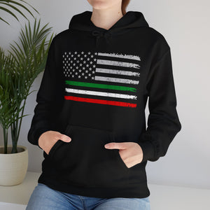 USA - Italian Flag Unisex Heavy Blend™ Hooded Sweatshirt