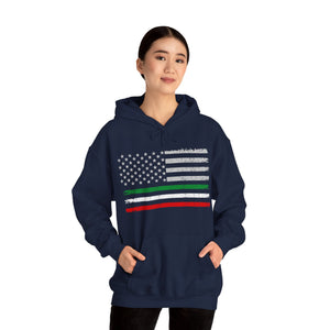 USA - Italian Flag Unisex Heavy Blend™ Hooded Sweatshirt