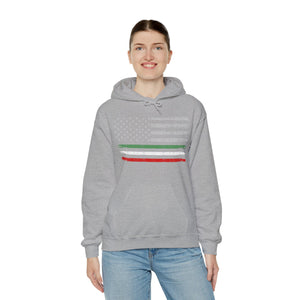 USA - Italian Flag Unisex Heavy Blend™ Hooded Sweatshirt