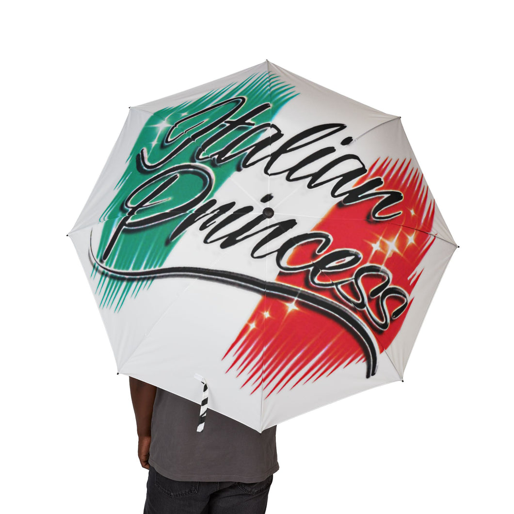 Italian Princess Semi-Automatic Foldable Umbrella
