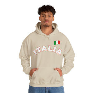 Italia With Flag Unisex Heavy Blend™ Hooded Sweatshirt