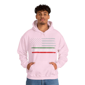 USA - Italian Flag Unisex Heavy Blend™ Hooded Sweatshirt