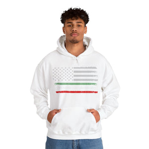 USA - Italian Flag Unisex Heavy Blend™ Hooded Sweatshirt