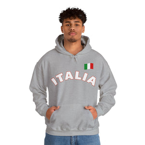 Italia With Flag Unisex Heavy Blend™ Hooded Sweatshirt