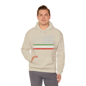 USA - Italian Flag Unisex Heavy Blend™ Hooded Sweatshirt