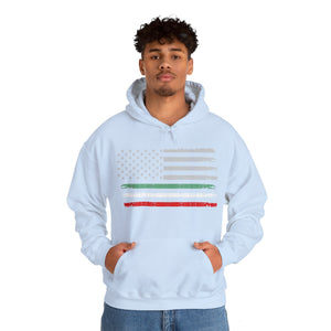 USA - Italian Flag Unisex Heavy Blend™ Hooded Sweatshirt