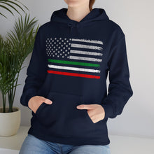 Load image into Gallery viewer, USA - Italian Flag Unisex Heavy Blend™ Hooded Sweatshirt
