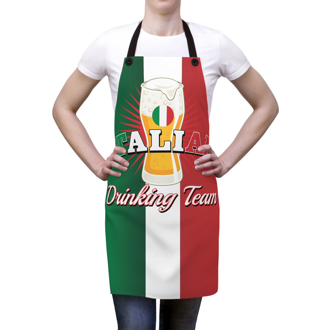 italian drinking team Apron