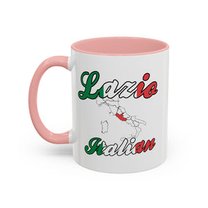 Lazio Region Italian Accent Coffee Mug (11, 15oz)