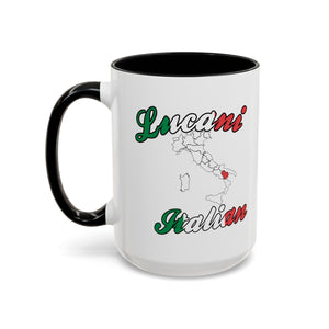 Lucani Region Italian Accent Coffee Mug (11, 15oz)