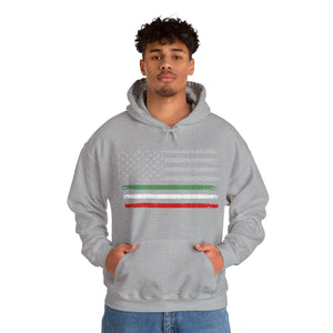 USA - Italian Flag Unisex Heavy Blend™ Hooded Sweatshirt