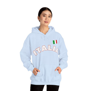 Italia With Flag Unisex Heavy Blend™ Hooded Sweatshirt