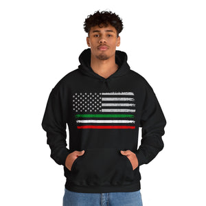 USA - Italian Flag Unisex Heavy Blend™ Hooded Sweatshirt