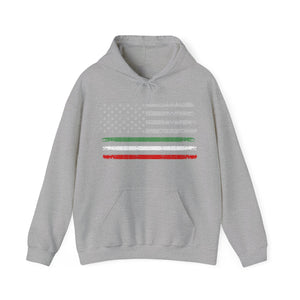 USA - Italian Flag Unisex Heavy Blend™ Hooded Sweatshirt