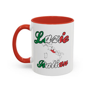 Lazio Region Italian Accent Coffee Mug (11, 15oz)