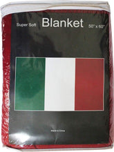 Load image into Gallery viewer, Italian Super Soft Flag Blanket (50&quot; x 60&quot;)
