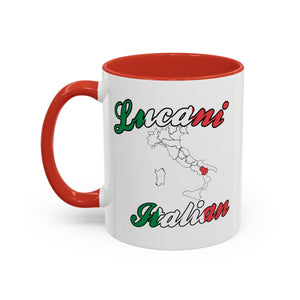 Lucani Region Italian Accent Coffee Mug (11, 15oz)