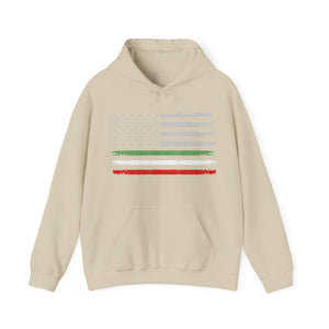 USA - Italian Flag Unisex Heavy Blend™ Hooded Sweatshirt