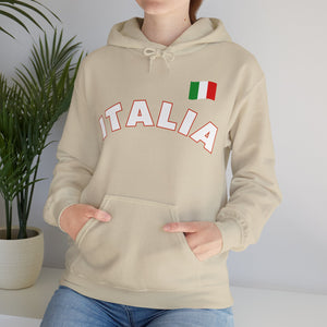 Italia With Flag Unisex Heavy Blend™ Hooded Sweatshirt