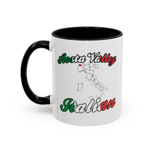 Aosta Valley Region Italian Accent Coffee Mug (11, 15oz)