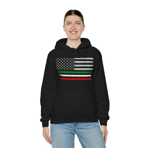 USA - Italian Flag Unisex Heavy Blend™ Hooded Sweatshirt