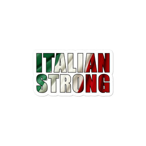 Italian Strong Bubble-free stickers
