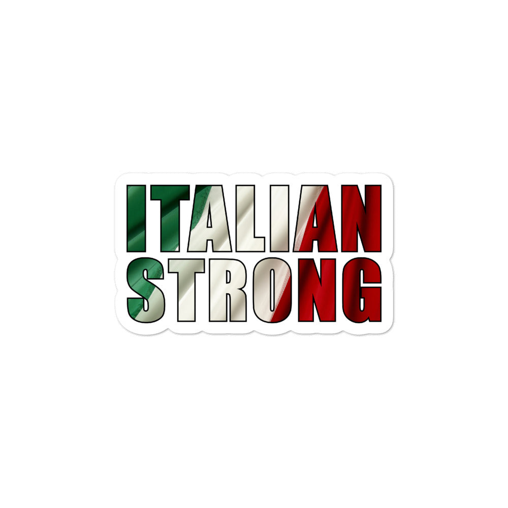 Italian Strong Bubble-free stickers