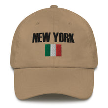 Load image into Gallery viewer, New York Italian Flag Dad hat
