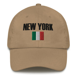 New York Italian Flag Dad hat