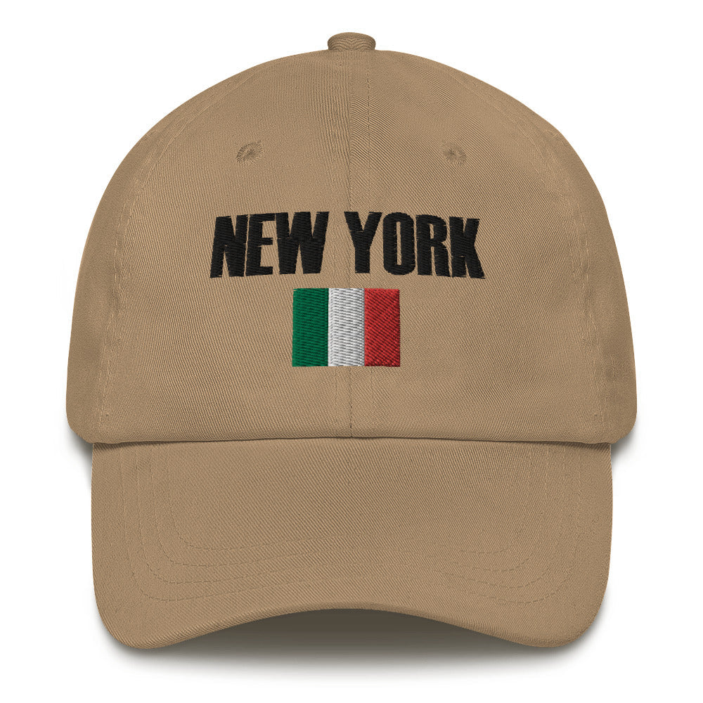 New York Italian Flag Dad hat