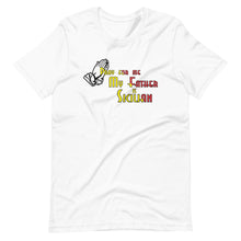 Load image into Gallery viewer, Pray For Me My Father Is Sicilian Short-Sleeve Unisex T-Shirt
