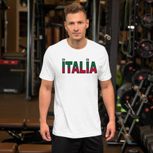 Load image into Gallery viewer, Italia Split Short-Sleeve Unisex T-Shirt
