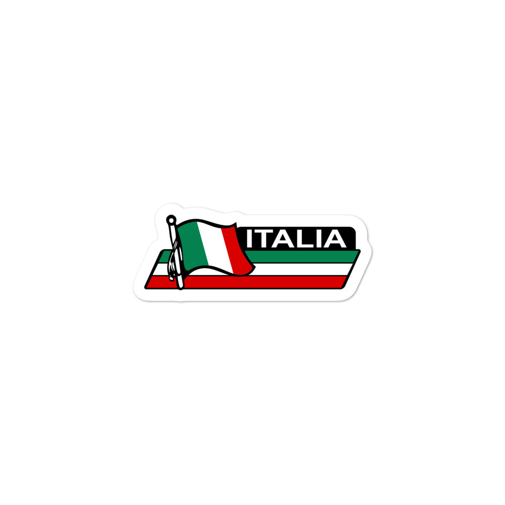 Italia Flag Bar Decal