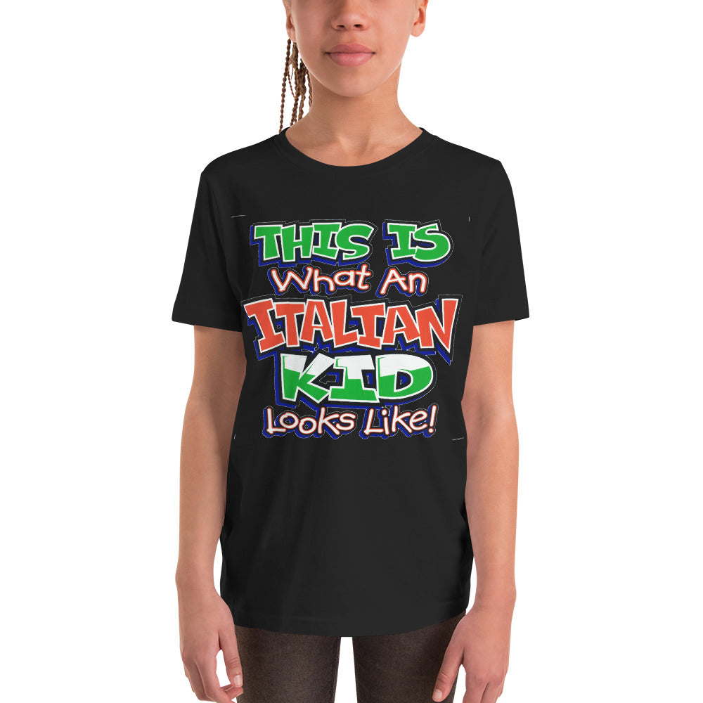 This Is What An Italian Kid Looks Like Youth Short Sleeve T-Shirt