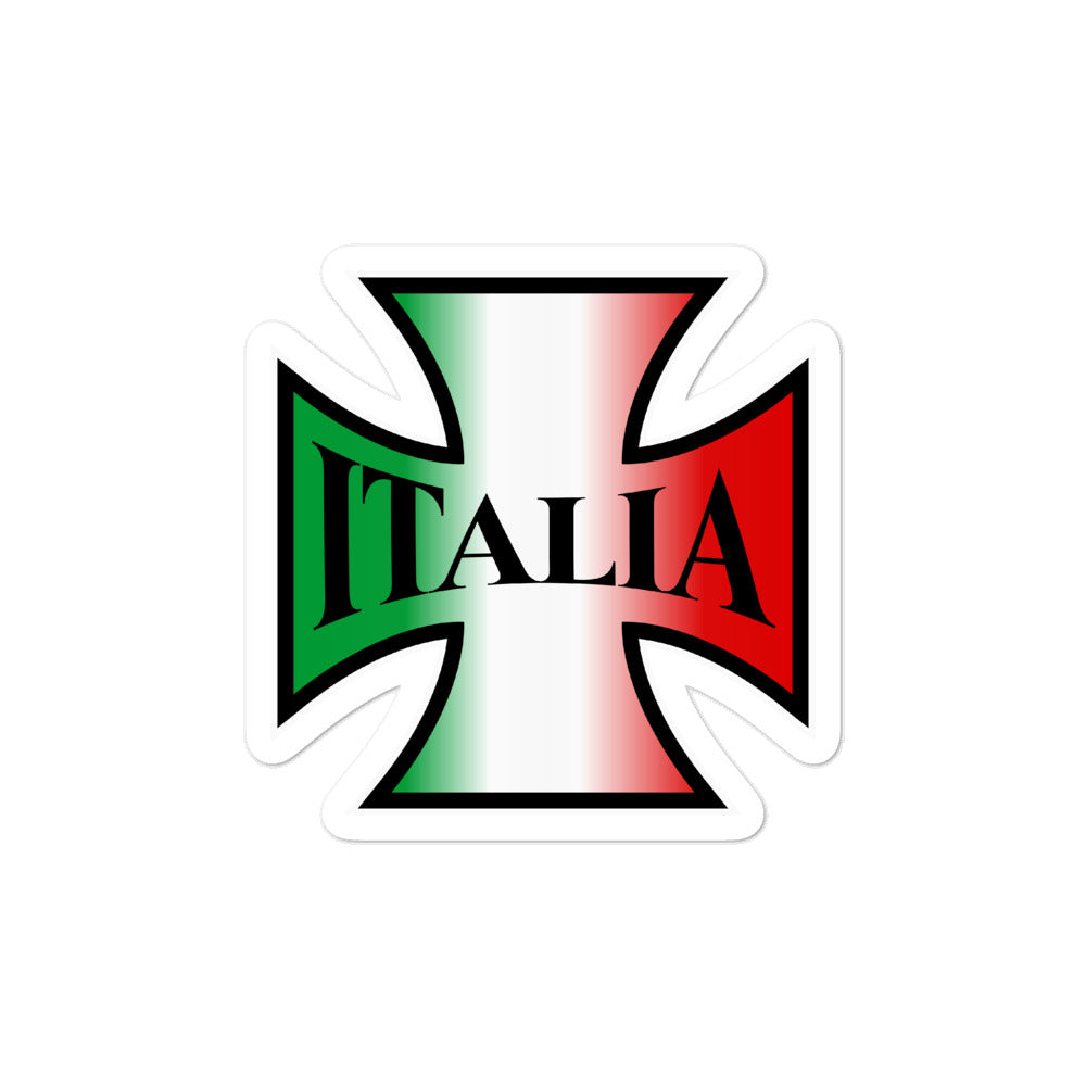 Italia Biker Cross Bubble-free stickers