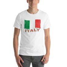 Load image into Gallery viewer, Vintage Italy Flag Short-Sleeve Unisex T-Shirt
