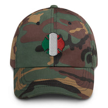 Load image into Gallery viewer, Firefighter Italian Flag Dad hat
