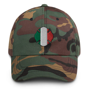 Firefighter Italian Flag Dad hat