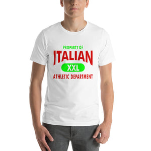 Property Of Italian Color Italian Short-Sleeve Unisex T-Shirt